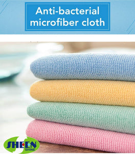 Sheen Microfiber Vehicle Washing Cloth (30x40) cm Pack Of 8